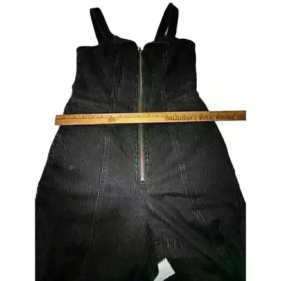 Madewell Denim Black Zip Front Jumper Size 10 NWT Retails for $138 Sold Out - Picture 6 of 8